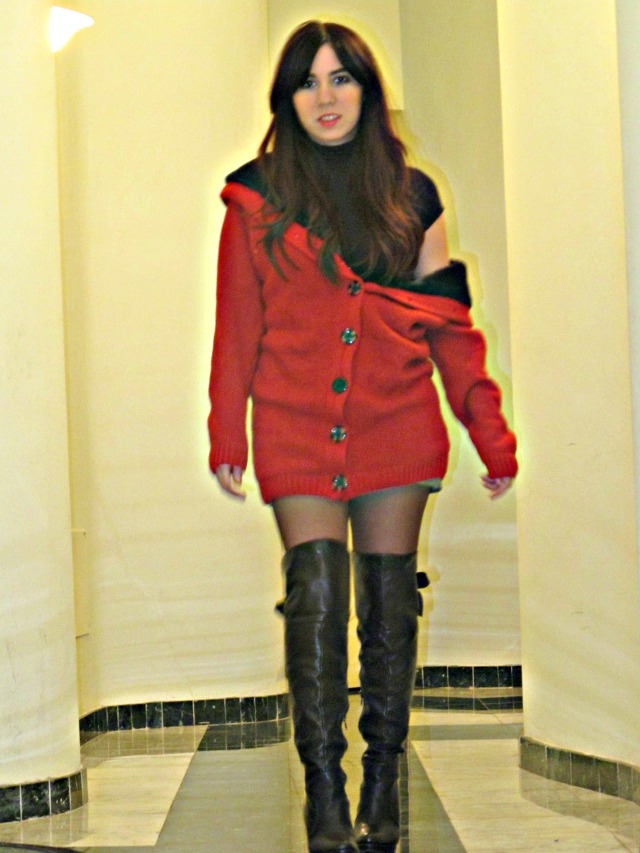 Over the knee boots outfit, So Different, Greta Sagona